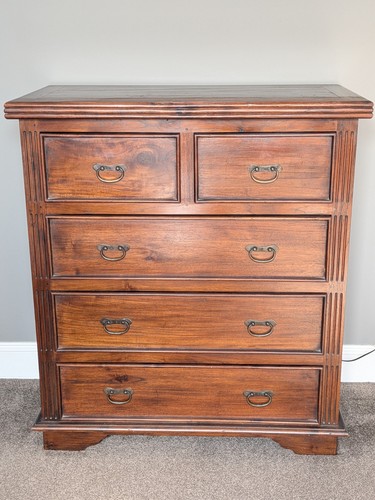 Lombok style solid wood chest - solid,